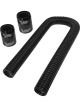 Proflow Radiator Hose Flexible, Stainless Steel Black Kit, .36in.