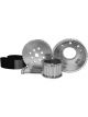 Proflow Pulley Kit, Billet, Silver Gilmer Drive, belt SB Chevrolet
