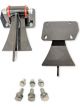Proflow Motor Mount, Conversion, Bolt-In, Steel Polyurethane Black/R