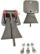 Proflow Motor Mounts, Conversion, Bolt-In, Steel Polyurethane Black/
