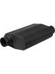 Proflow Muffler, Black Flow Chamber 2-1/2in. Side Inlet To 2-1/2in
