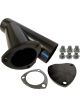 Proflow Exhaust Steel Cut Out Y Pipe 4.0in., Cap Gasket & Bolts 1