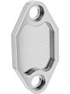 Proflow Fuel Pump Block-Off Plate, Aluminium, Silver Anodised, Hol