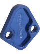 Proflow Fuel Pump Block-Off Plate, Aluminium, Blue Anodised, BB C