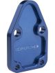 Proflow Fuel Pump Block-Off Plate, Aluminium, Blue Anodised, SB C