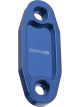 Proflow Fuel Pump Block-Off Plate, Aluminium, Blue Anodised, Ford