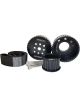 Proflow Pulley Kit, Billet, Black Gilmer Drive, belt BB Chevrole