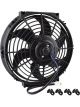 Proflow Electric Fan, Cooling Curved Black Single, 10 in. Diameter,