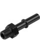 Proflow Fitting Male 5/16 Quick Connect to 1/8in. NPT Male, Black