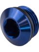 Proflow AN Port Plug, Low Profile Allen Key -10AN, Blue