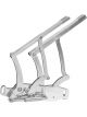 Proflow Bonnet Hinge Kit, Billet Aluminium Chev Camaro 67-69, Poli