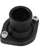Proflow Water Neck, Billet Aluminium, Black Anodised, Straight Up
