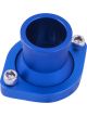 Proflow Water Neck, Billet Aluminium, Blue Anodised, Straight Up