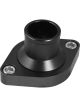 Proflow Water Neck, Billet Aluminium, Black Anodised, Straight Up