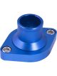 Proflow Water Neck, Billet Aluminium, Blue Anodised, Straight Up