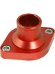 Proflow Water Neck, Billet Aluminium, Red Anodised, Straight Up SB