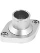 Proflow Water Neck, Billet Aluminium, Silver Anodised, Straight Up