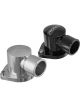 Proflow Water Neck, Billet Aluminium, Silver Anodised, 90 Degree,
