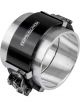 Proflow Tubing Coupler, Quick Release Clamp Assembly, Black Anodis