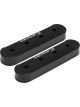 Proflow Valve Covers, LS Aluminium Fabricated, Black, Tall, Chevrol