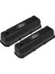 Proflow Valve Covers, Tall Cast Aluminium, Black, Ford Logo, Big Bl