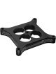 Proflow Carburettor Spacer, Aluminium Black Anodised, 1 in.