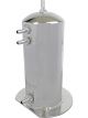 Proflow Fuel Surge Tank Aluminium, 254mm x 108mm Round 2.5L, Barb & AN