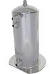 Proflow Fuel Surge Tank Aluminium, 254mm x 108mm Round 2.5L, AN Fittin