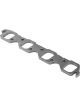 Proflow Header Extractor Flanges, Steel, 3/8 in. Thick, Holden V8 E