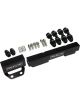 Proflow Fuel Rails Kit, Billet Aluminium, Anodised Black, Mazda