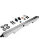 Proflow Fuel Rails Kit, Billet Aluminium, Chrome, For Nissan SR20