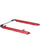 Proflow Fuel Rails Kit, Billet Aluminium, Red Anodised, Holden Co