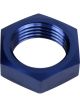 Proflow Aluminium Bulkhead AN Nut -12AN, Blue
