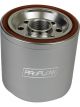 Proflow Oil Filter, Billet Aluminium Spin-on Silver Harley Performan