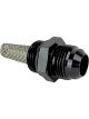 Proflow Fitting Straight Adaptor -10AN O-Ring Port, Black With