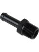 Proflow 5/16in. Barb Male Fitting To 1/4in. NPT, Black