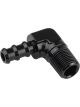 Proflow 90 Degree 5/8in. Barb Male Fitting To 1/2in. NPT, Black