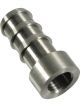 Proflow Fitting Aluminium Male Fitting Weld On Barb 3/8