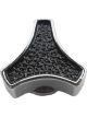 Proflow Air Cleaner Nut Black-Chrome Tri Bar Small 1/4-20 Thread