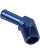 Proflow 45 Degree 5/16in. Barb Male Fitting To 3/8in. NPT, Blue