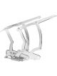 Proflow Bonnet Hinge Kit, Billet Aluminium Chev Camaro 70-81, Poli