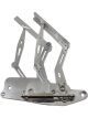 Proflow Bonnet Hinge Kit, Billet Aluminium Holden HK HT & HG, Poli