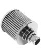 Proflow Oil Breather Filter Billet -12AN, Valve Cover Push in Insert