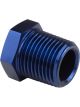 Proflow Fitting Aluminium Hex Head Plug 3/8in. NPT, Blue