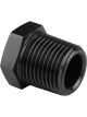 Proflow Fitting Aluminium Hex Head Plug 3/4in. NPT, Black