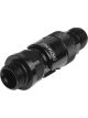 Proflow Fitting, Dry Break, Quick Release, Aluminium, Black, Holl