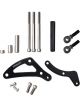 Proflow Alternator Bracket Kit, Aluminium, Black, Water Pump Mou
