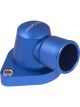 Proflow Water Neck, Billet Aluminium Swivel, Blue Anodised, 90 De