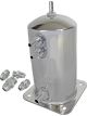 Proflow Fuel Surge Tank Aluminium, 195mm x 108mm Round, 1.5L, Barb & A