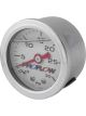 Proflow Fuel Pressure Gauge 0-30PSI White Face Liquid Filled 40mm
